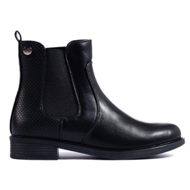 Botas Chelsea femininas pretas Shelovet preto Botas Chelsea femininas pretas Shelovet preto