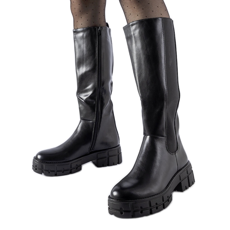 Botas rasteiras Ceredano com isolamento preto Botas rasteiras Ceredano com isolamento preto