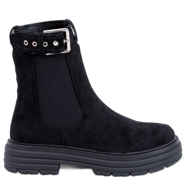 Botas Chelsea femininas Carls Black preto