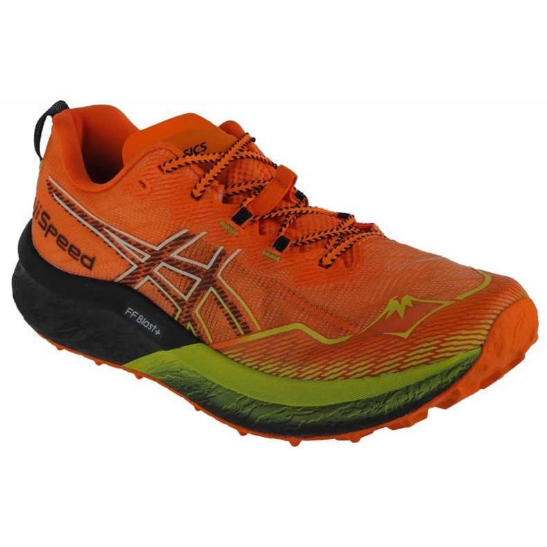 Tênis de corrida Asics Fujispeed 2 M 1011B699-800 laranja