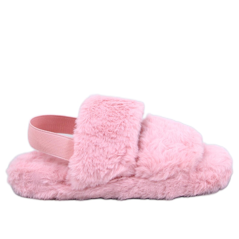 Chinelos femininos Rhodes com elástico, rosa