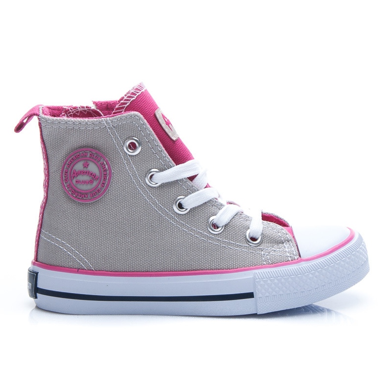 American Club tênis para meninas cinza