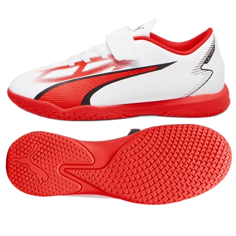 Chuteiras Puma Ultra Play It V Jr 107538-01 branco Chuteiras Puma Ultra Play It V Jr 107538-01 branco