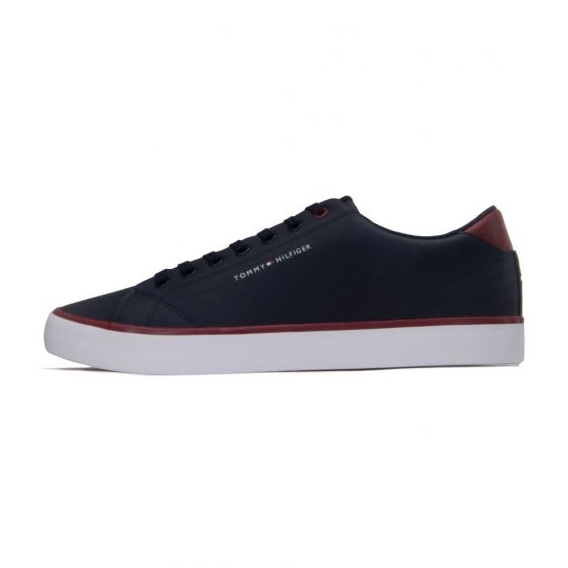 Sapatos Tommy Hilfiger Vulc Core Low Leather M FM0FM04731 DW5 azul Sapatos Tommy Hilfiger Vulc Core Low Leather M FM0FM04731 DW5 azul