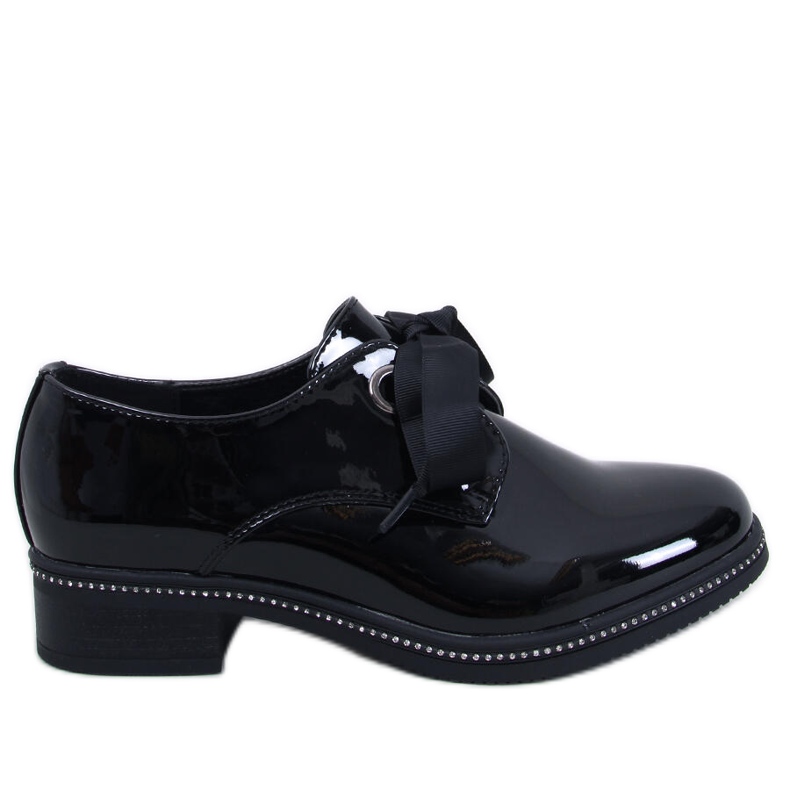 Mocassins patenteados Davia Black preto