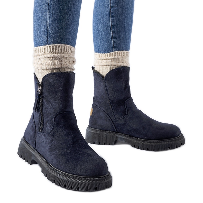 Botas com isolamento azul marinho da Prospect Botas com isolamento azul marinho da Prospect
