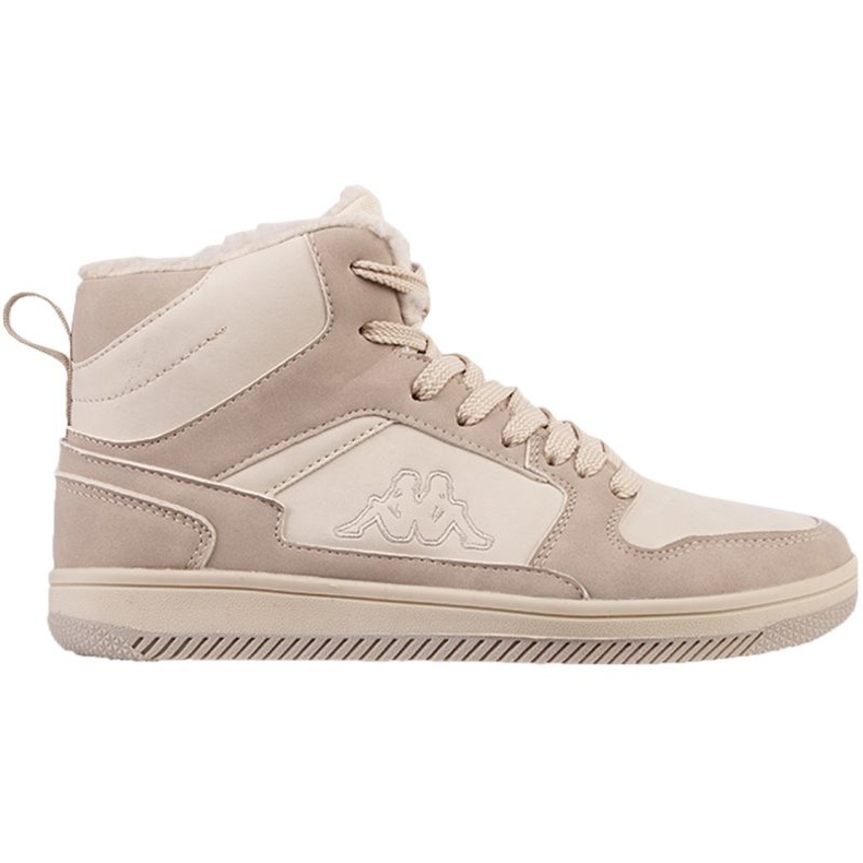 Sapatos de pele da linha Kappa 243374 4341 bege