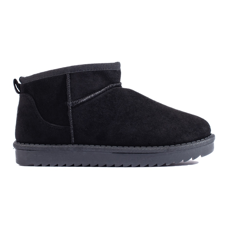 Botas de neve Shelovet de mulher negra preto