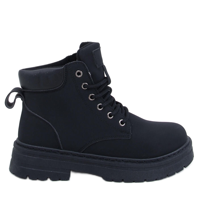 Botas de madeira femininas Kellers Black preto