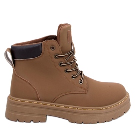 Botas femininas de madeira Kellers Coffee marrom