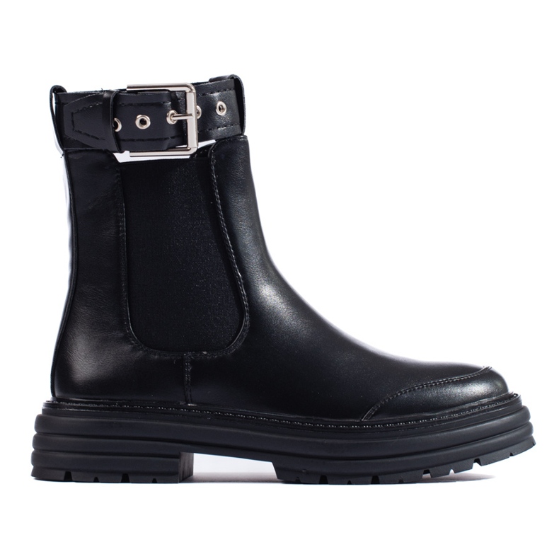 Botas Chelsea femininas pretas Shelovet preto
