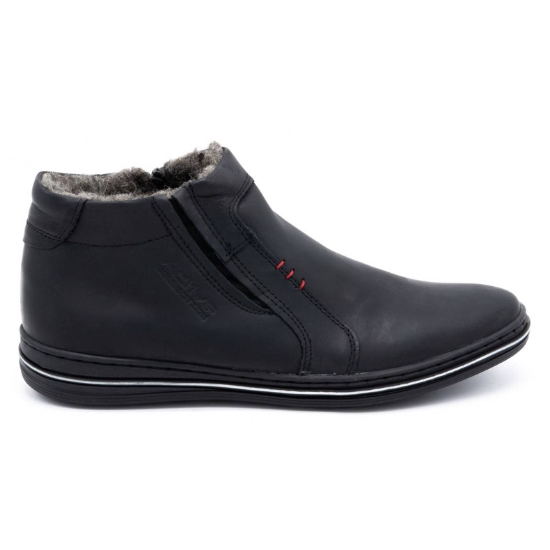 Polbut Botas masculinas de inverno 381 pretas preto