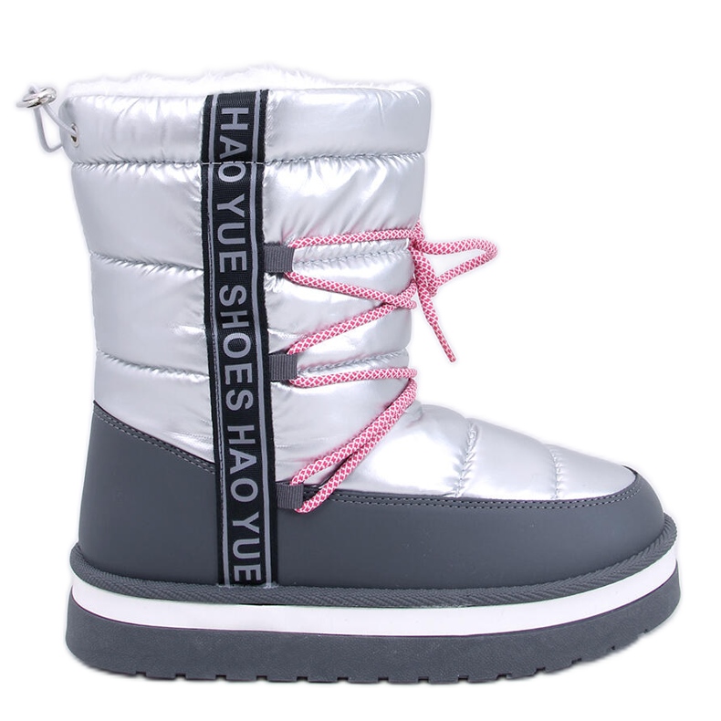 Botas de neve femininas Archie Silver prata