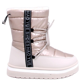 Botas de neve femininas Archie Beige bege