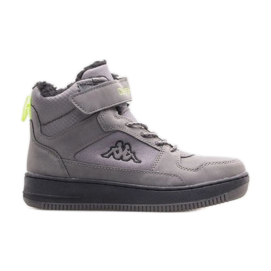 Sapatos Kappa Shab Fur K Jr 260991K-1611 cinza