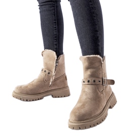 Botas com isolamento bege da Gibsonia Botas com isolamento bege da Gibsonia
