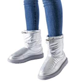 Botas de neve Whitetail com isolamento prateado prata