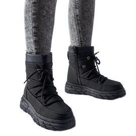 Botas de neve pretas com isolamento Jamison mate preto