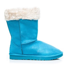 Torna Botas de neve com pele azul