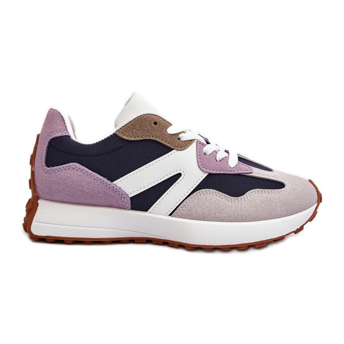 Calçado desportivo feminino roxo Chloette tolet