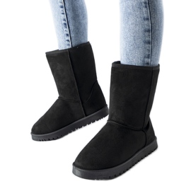Botas de neve clássicas Ireneo com isolamento preto