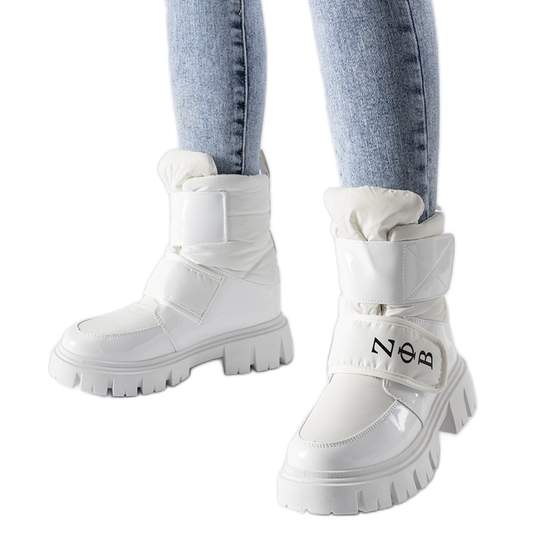 Botas de neve Reppert com isolamento branco