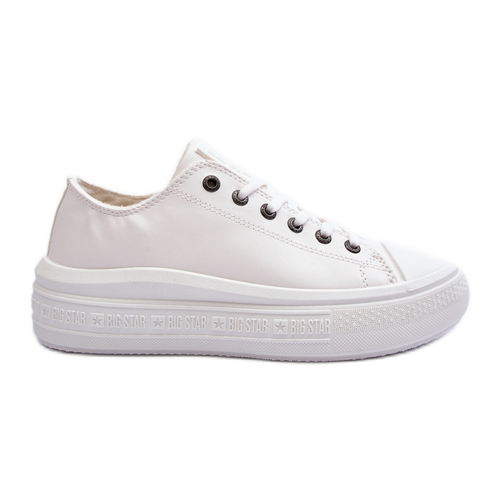 Tênis baixo isolado feminino branco Big Star MM274029