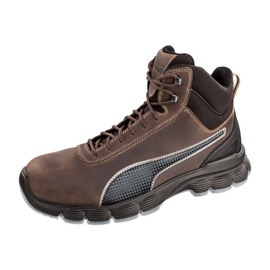 Sapatos Puma Cordur Brown Mid M MLI-S14B9, marrom escuro