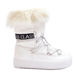 Seastar Botas de neve femininas com cordões brancas branco Seastar Botas de neve femininas com cordões brancas branco