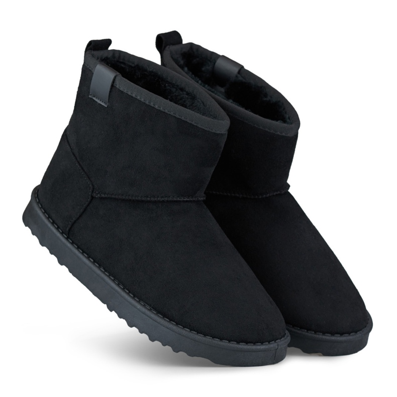 Botas de neve clássicas pretas, botas femininas de inverno com isolamento preto Botas de neve clássicas pretas, botas femininas de inverno com isolamento preto