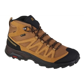 Sapatos Salomon X Ward Leather Mid Gtx M 471818 marrom