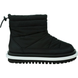 Bota plana acolchoada Tommy Hilfiger W EN0EN02292 sapatos Bds preto