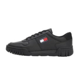 Sapatos Tommy Hilfiger Cupsole Ess M EM0EM01068 Bds preto