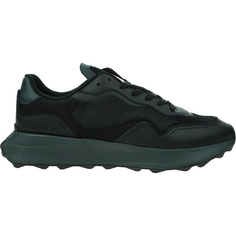 Sapatos Tommy Hilfiger Runner Mix Material M EM0EM01259BDS preto
