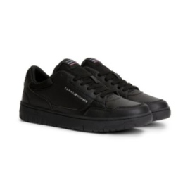 Sapatos Tommy Hilfiger Basket Core Leather M FM0FM04727 Bds preto