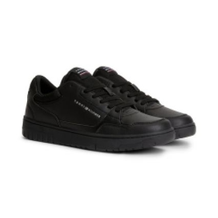 Sapatos Tommy Hilfiger Basket Core Leather M FM0FM04727 Bds preto