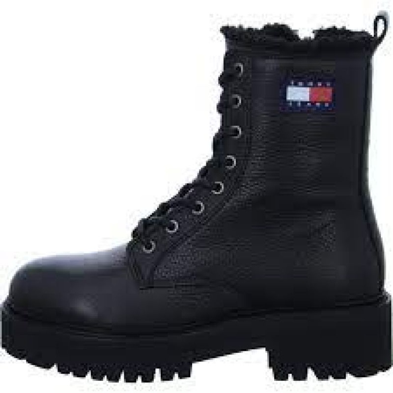 Sapatos Tommy Hilfiger Urban Boot Tumbled Ltr Wl W EN0EN02317BDS preto
