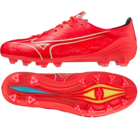 Sapatos Mizuno Morelia Alpha Elite Md M P1GA236264 vermelho