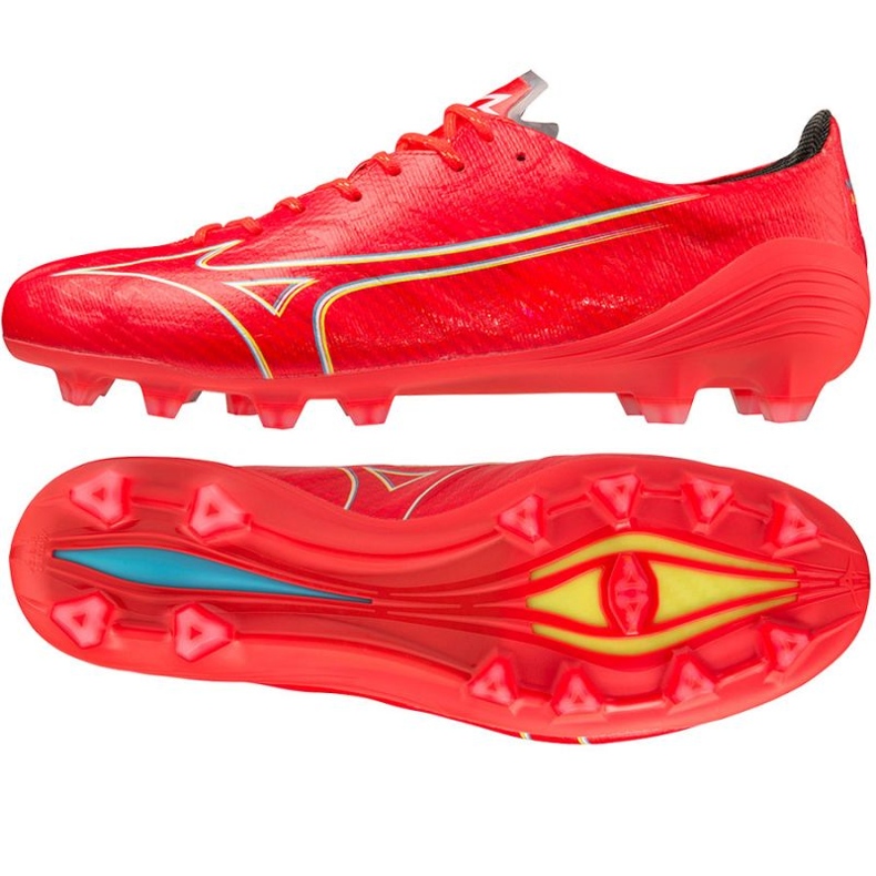 Sapatos Mizuno Morelia Alpha Elite Md M P1GA236264 vermelho