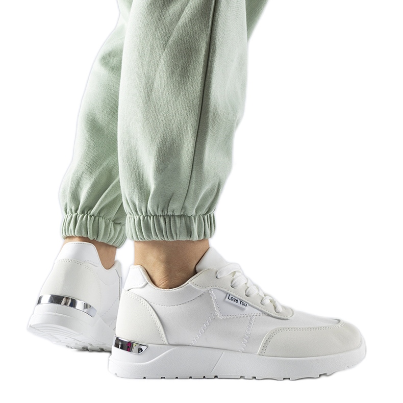 Tênis de tecido branco Geraldino