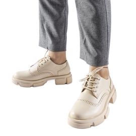 Sapatos Piazzetta bege com cadarço