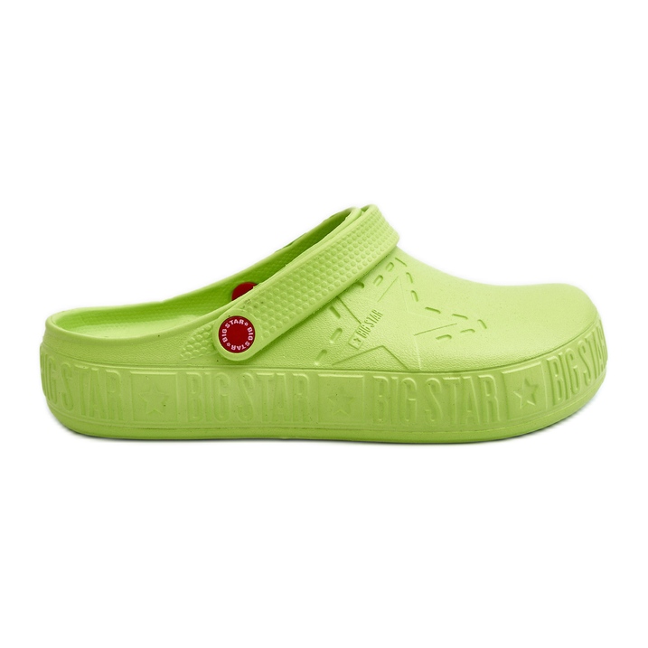 Chinelos leves masculinos Crocs Big Star II175005 verdes