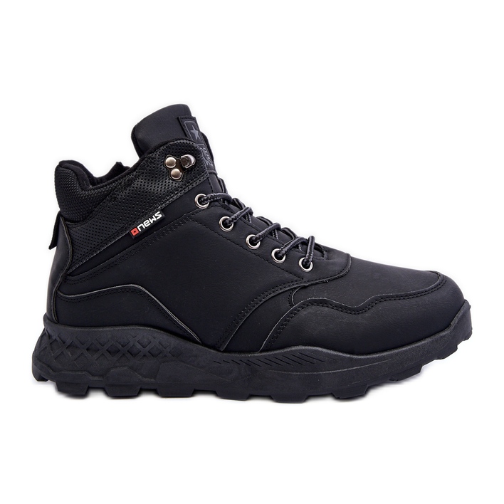 Botas de trekking isoladas masculinas pretas Daviana preto
