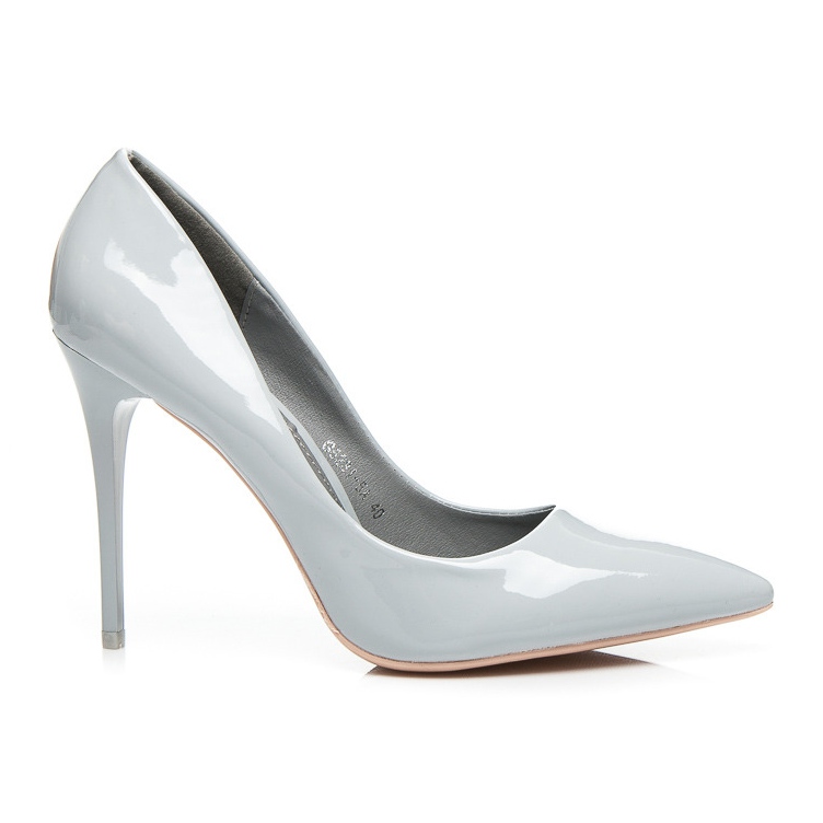 Queen Bee Salto alto Passion envernizado cinza