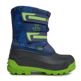 Botas de neve pretas Lee Cooper LCJ-23-44-2006K NAVY/FUCHSIA preto