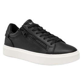 Sapatos Calvin Klein de cano baixo com cadarço e zíper M HM0HM00811 preto Sapatos Calvin Klein de cano baixo com cadarço e zíper M HM0HM00811 preto