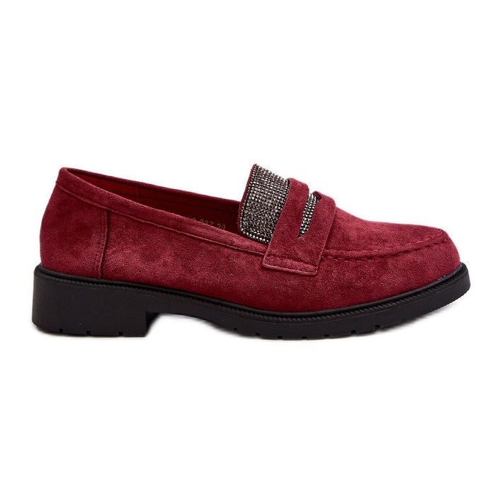 Mocassins femininos cor de vinho da Dananei vermelho
