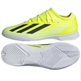 Chuteiras adidas X Crazyfast League In Jr IF0685 amarelo