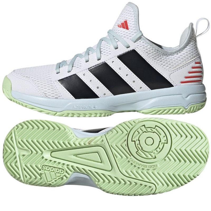 Adidas Stabil Jr ID1137 t nis de handebol branco KeeShoes