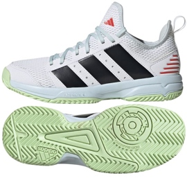 Adidas Stabil Jr ID1137 tênis de handebol branco Adidas Stabil Jr ID1137 tênis de handebol branco